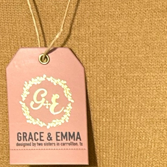 SOUTHERN GRACE Enchanting Crochet Sleeve Yellow Knit Sweater - Picture 10 of 10